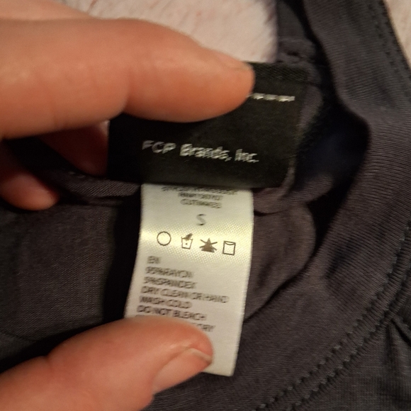 Harley-Davidson Charcoal Cold Shoulder Tee - Picture 2 of 2